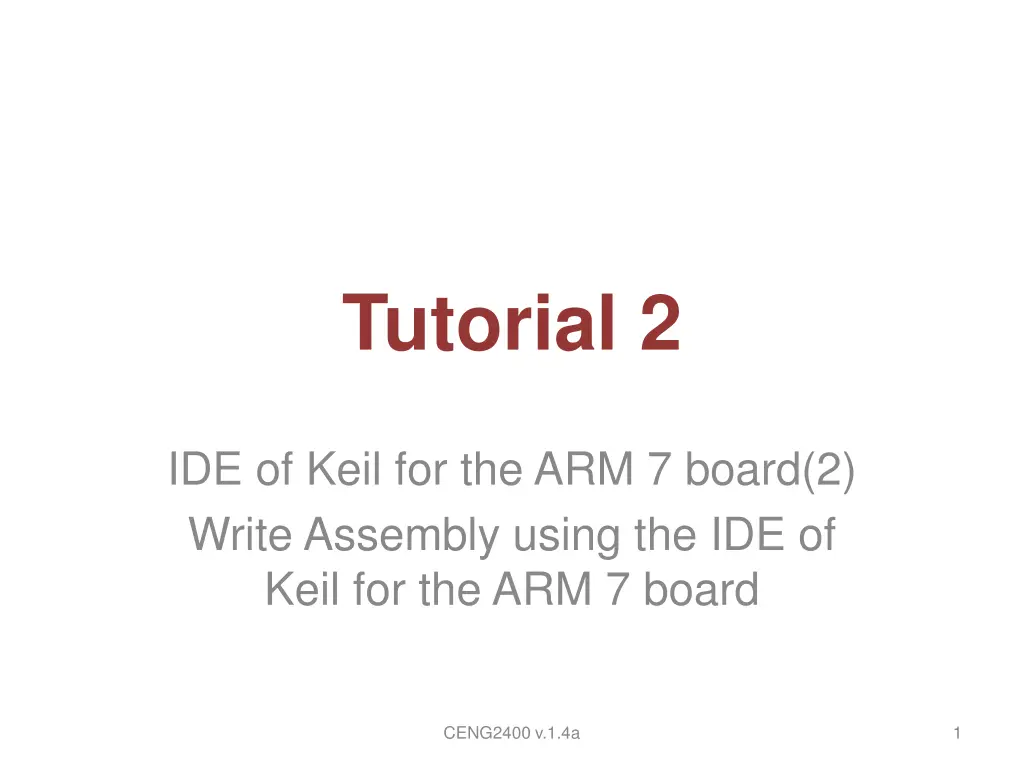 tutorial 2