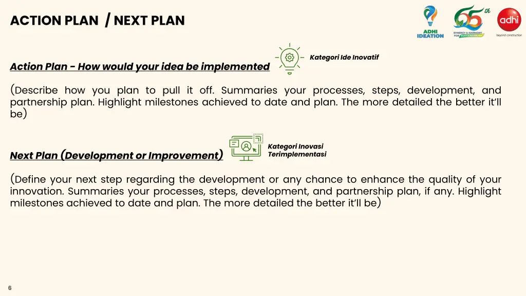 action plan next plan