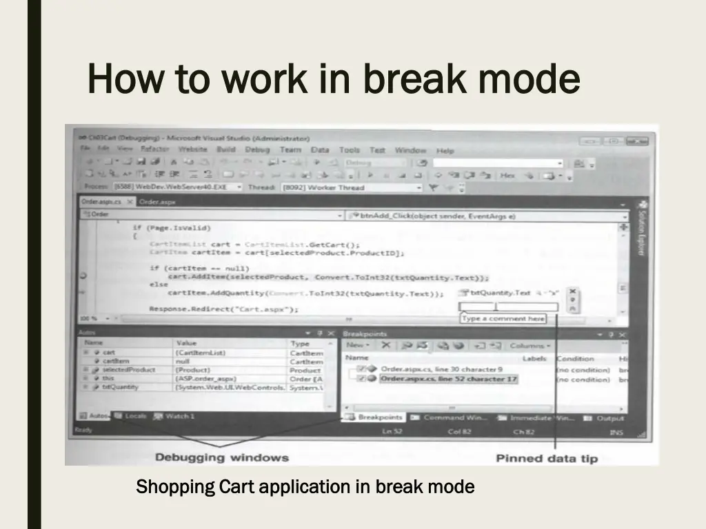 how to work in break mode how to work in break