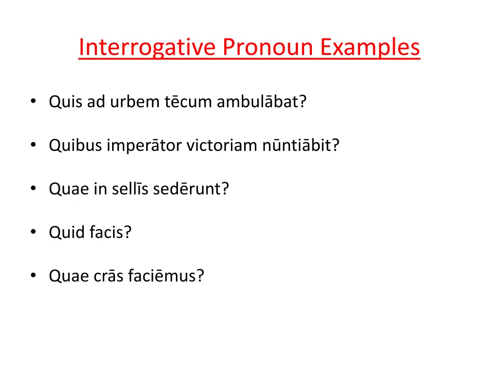 interrogative pronoun examples