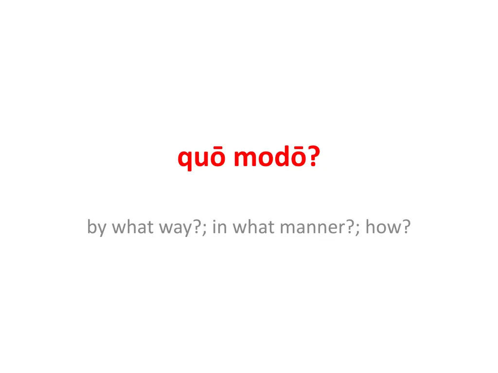 qu mod