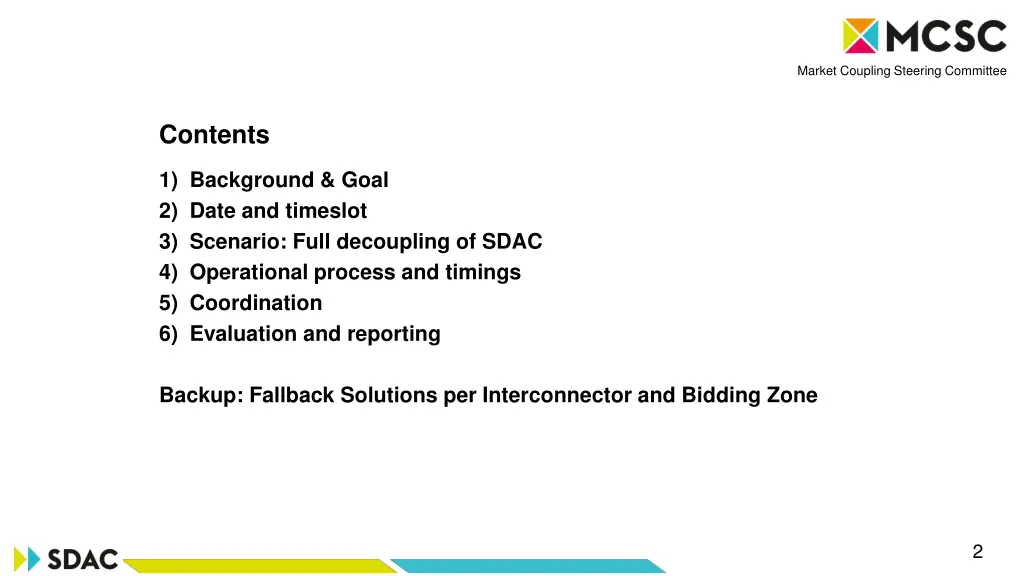 market coupling steering committee 1