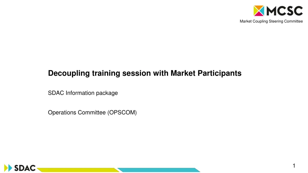 market coupling steering committee