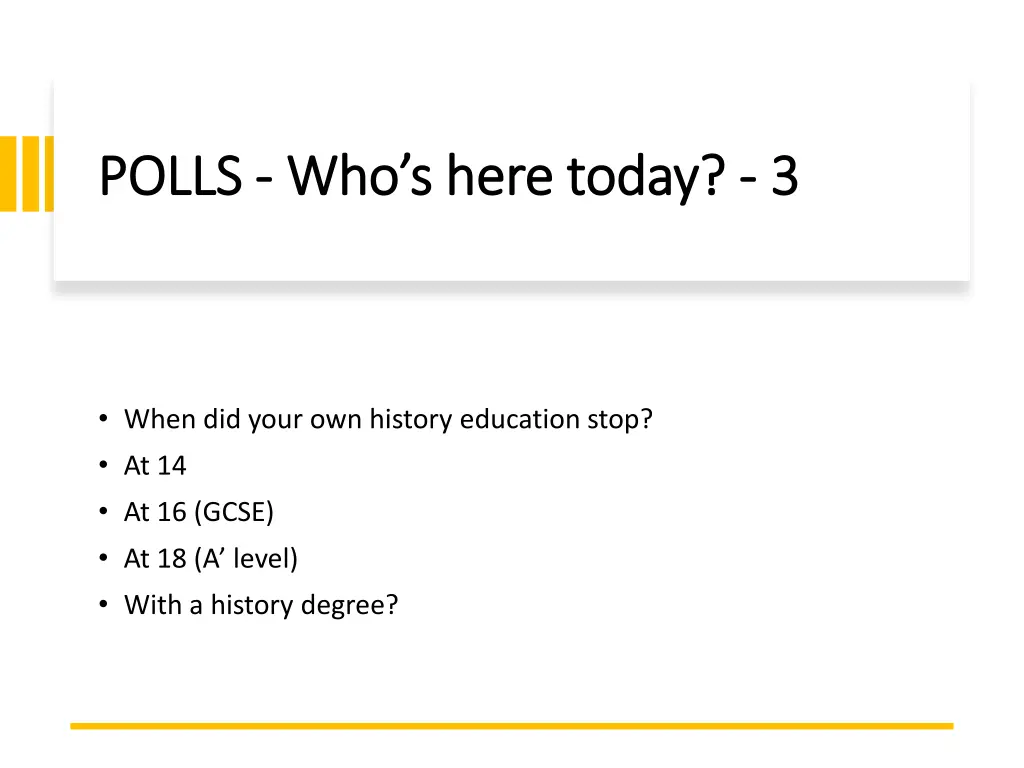 polls polls who s here today who s here today 3 3