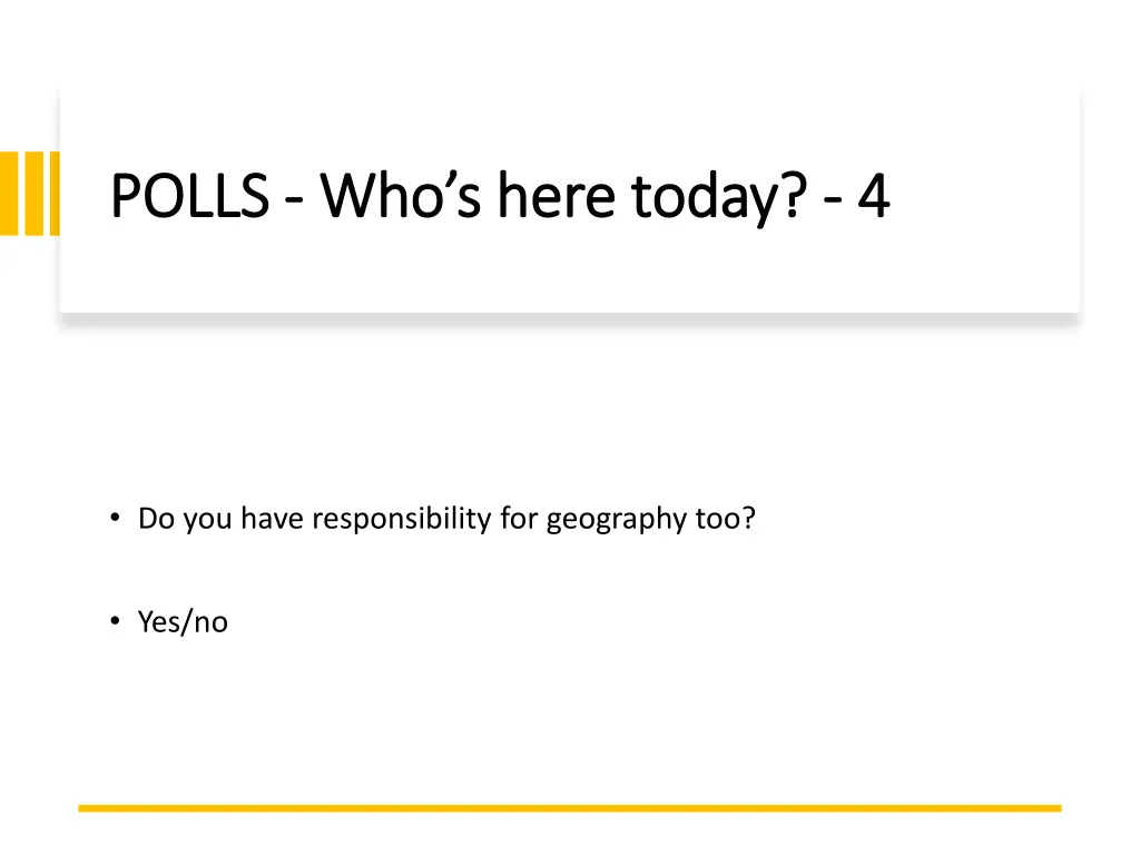 polls polls who s here today who s here today 4 4