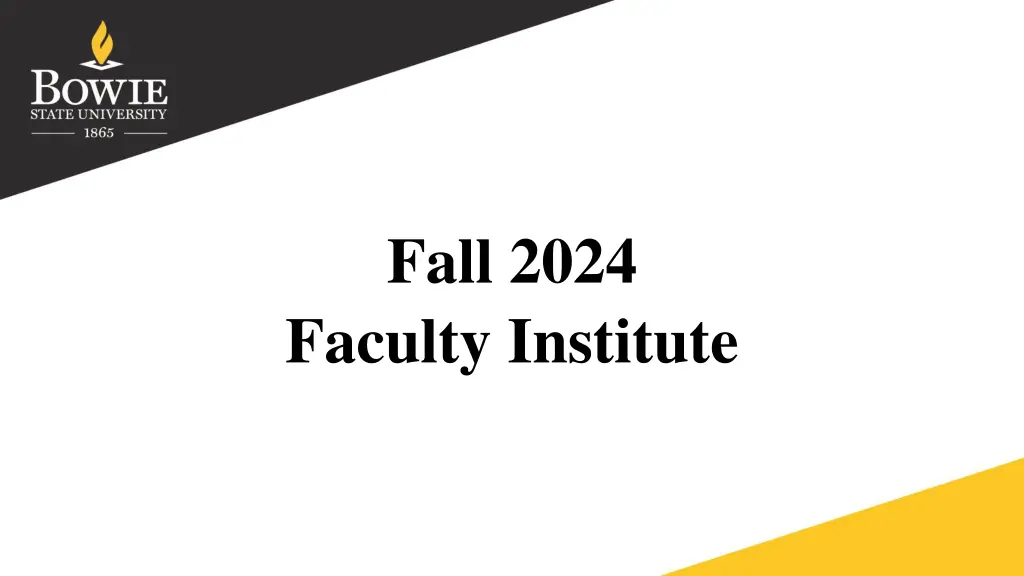 fall 2024 faculty institute