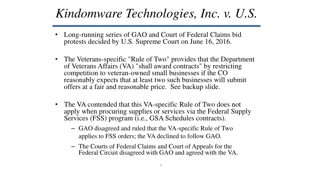 kindomware technologies inc v u s