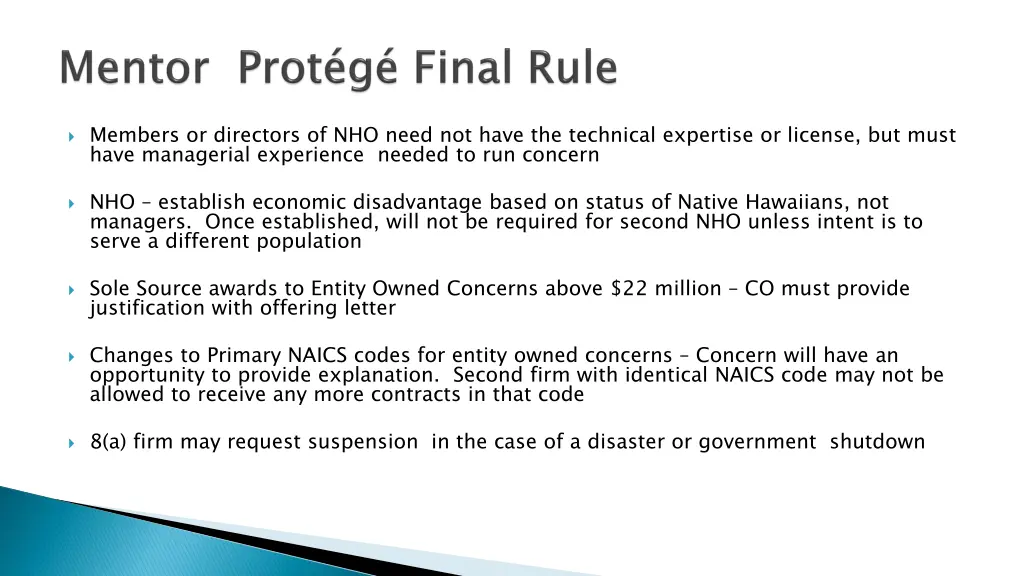 members or directors of nho need not have