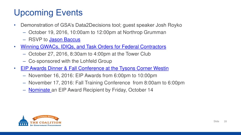 upcoming events 1