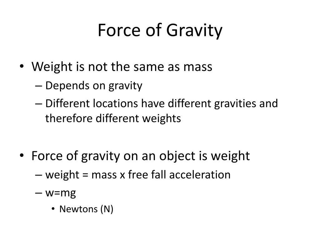 force of gravity 2