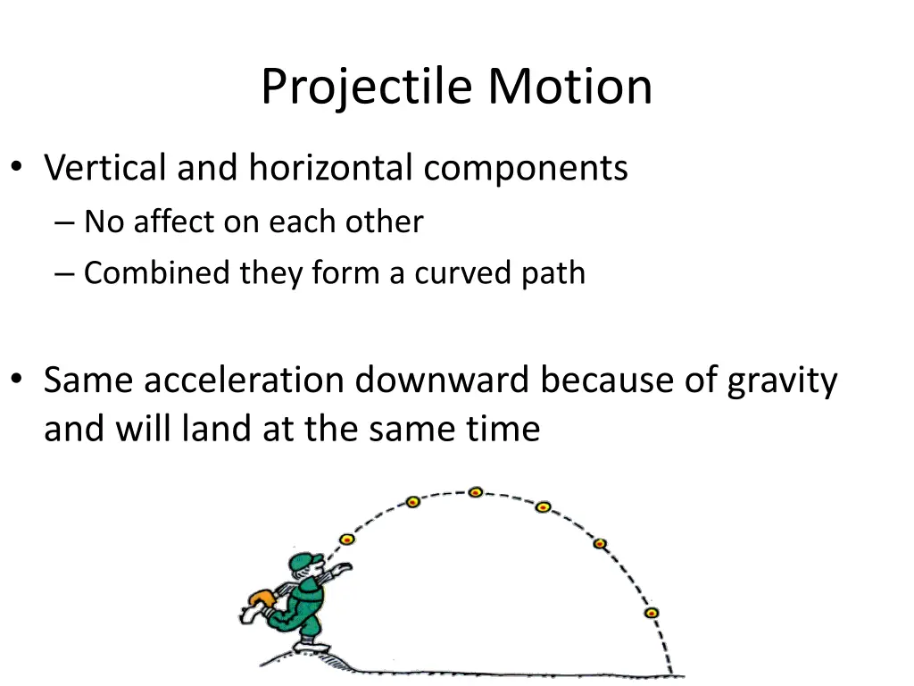 projectile motion