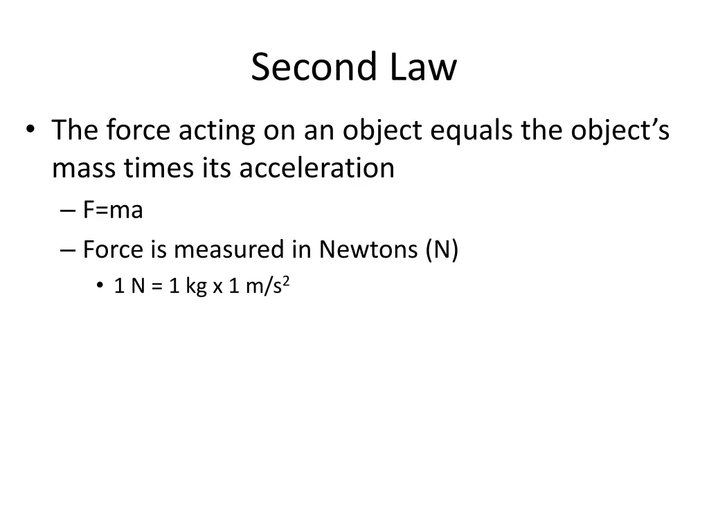second law