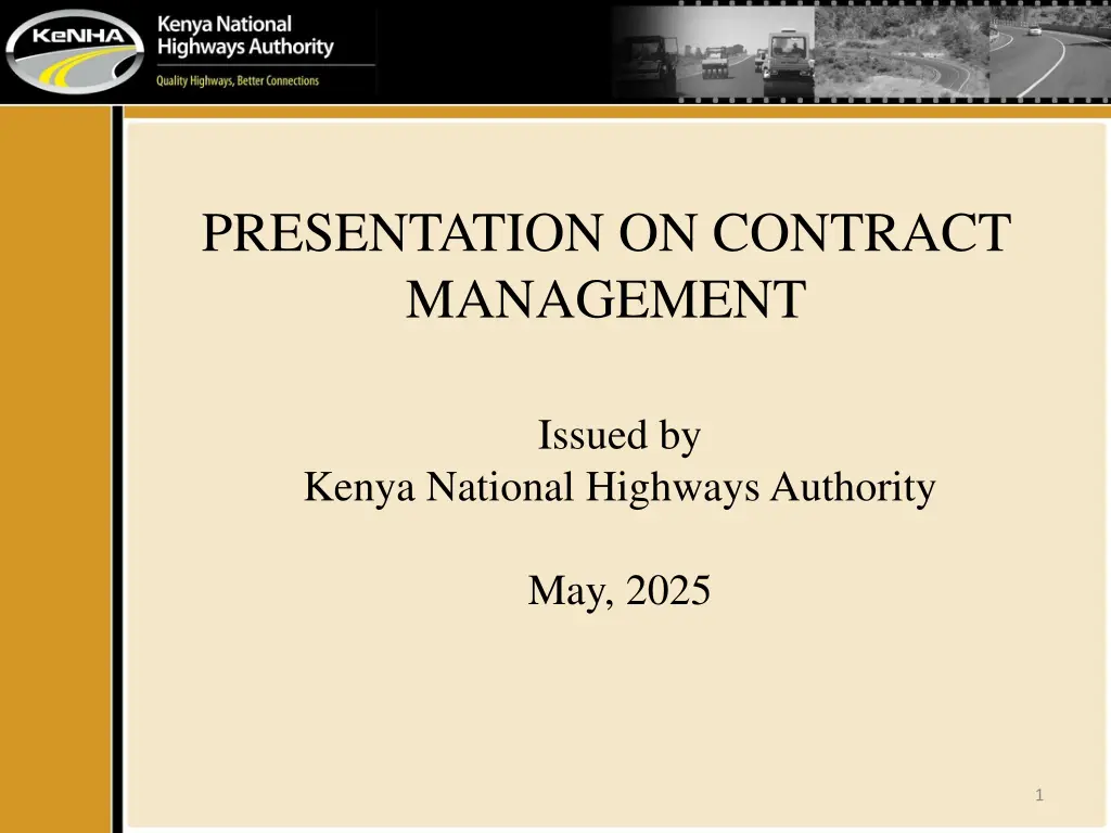 presentation on contract management