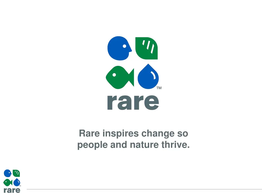 rare inspires change so people and nature thrive