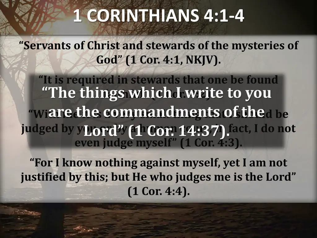 1 corinthians 4 1 4