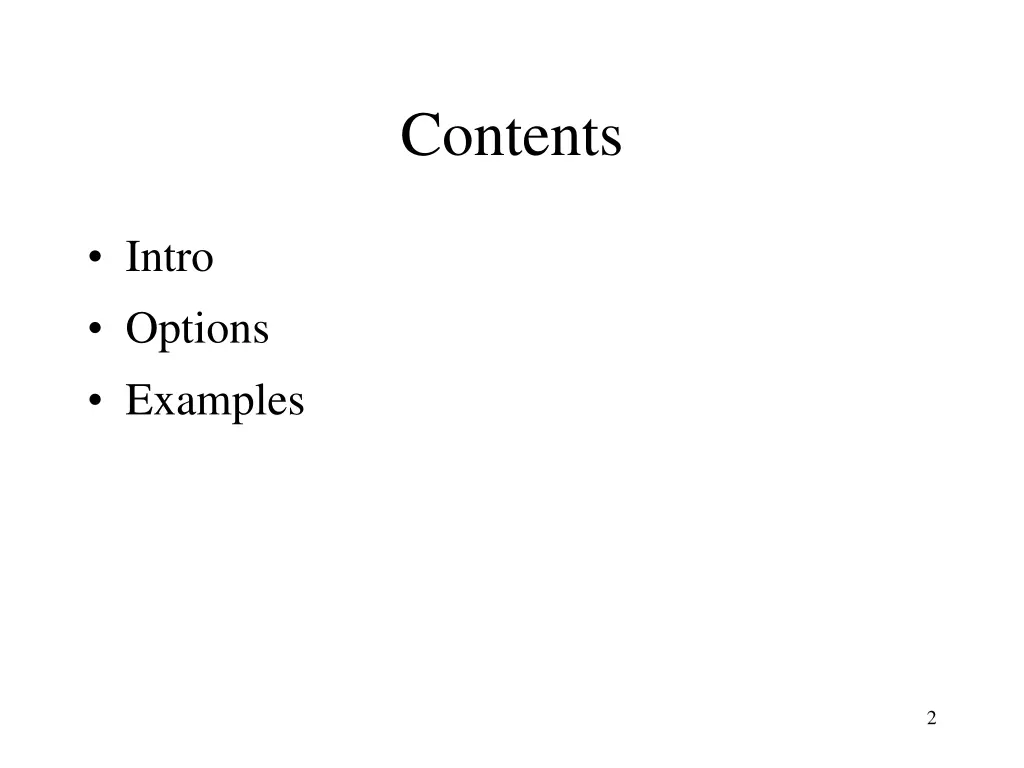 contents