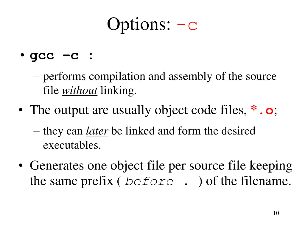 options c
