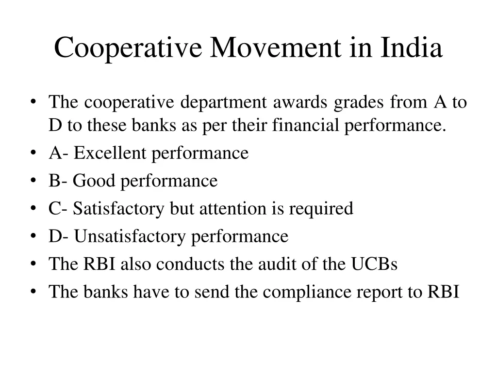 cooperative movement in india 1