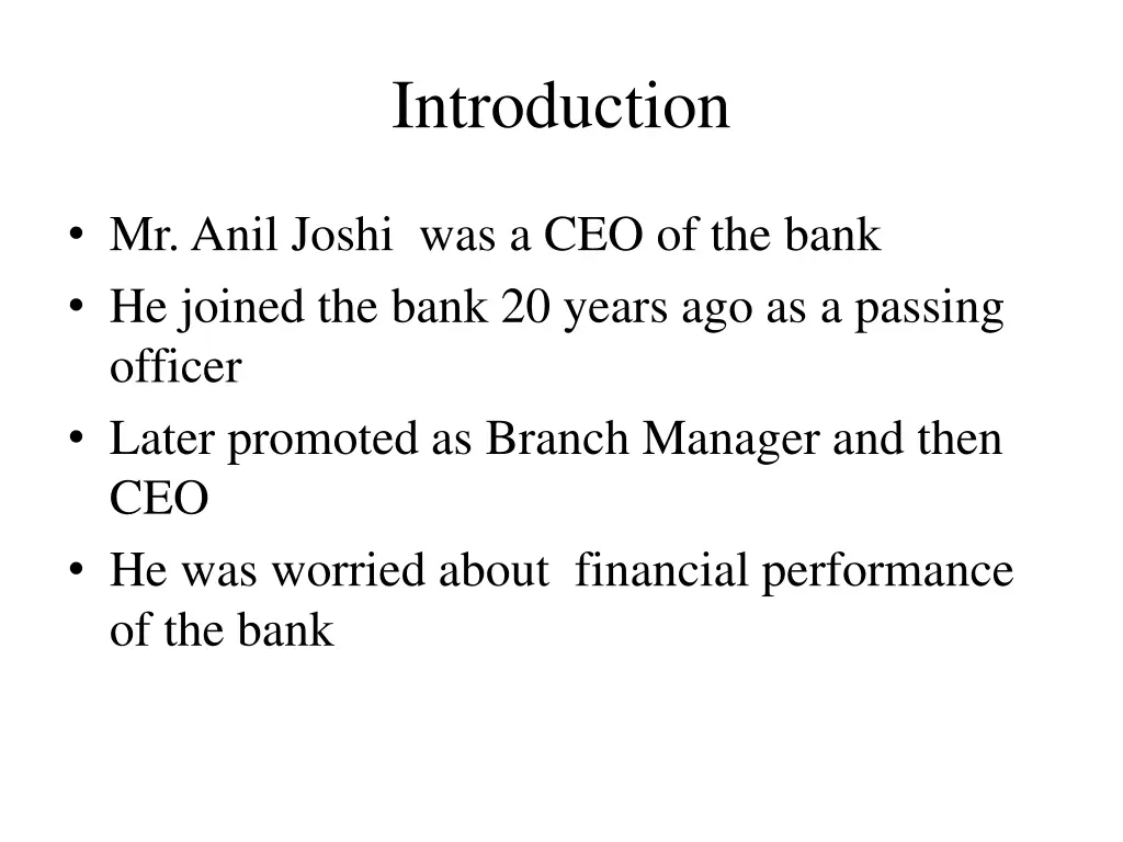 introduction
