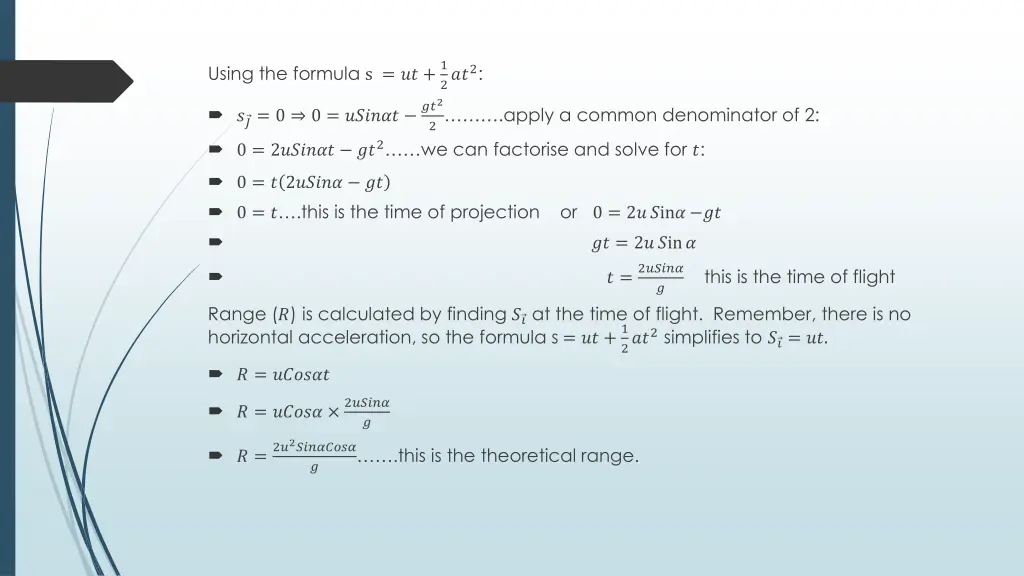 using the formula s 1