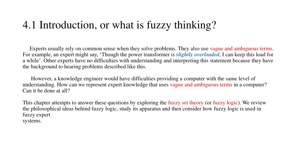 4 1 introduction or what is fuzzy thinking