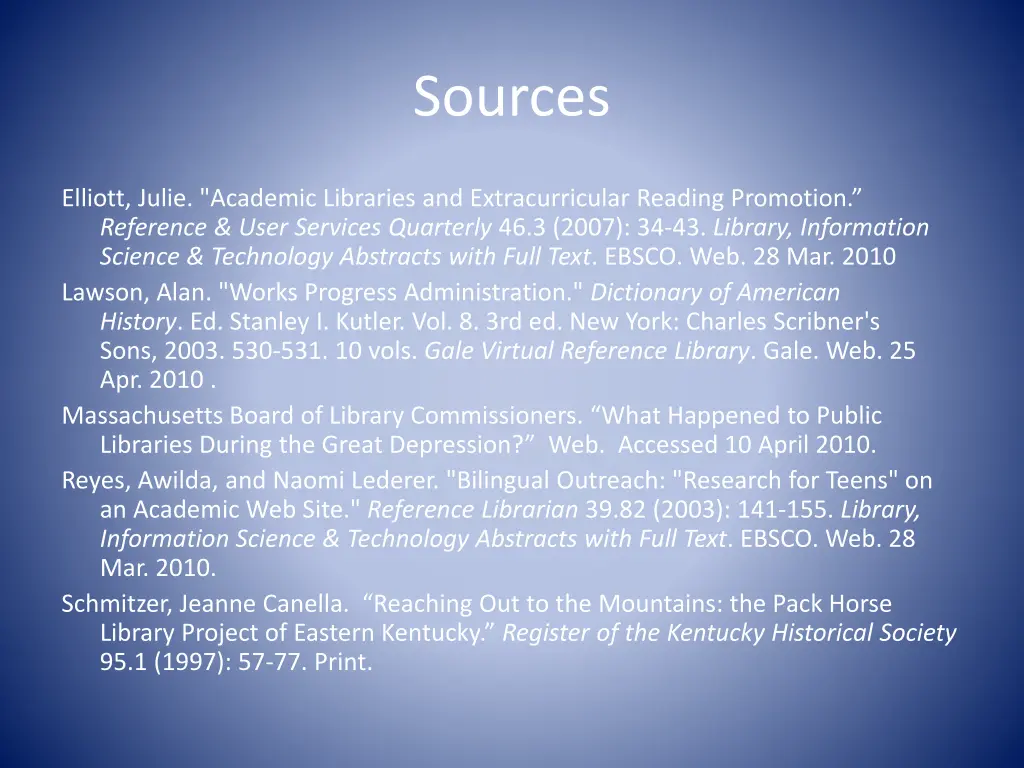 sources 1