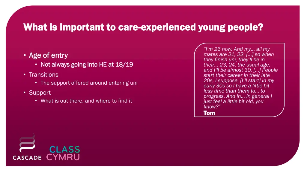 what is important to care what is important