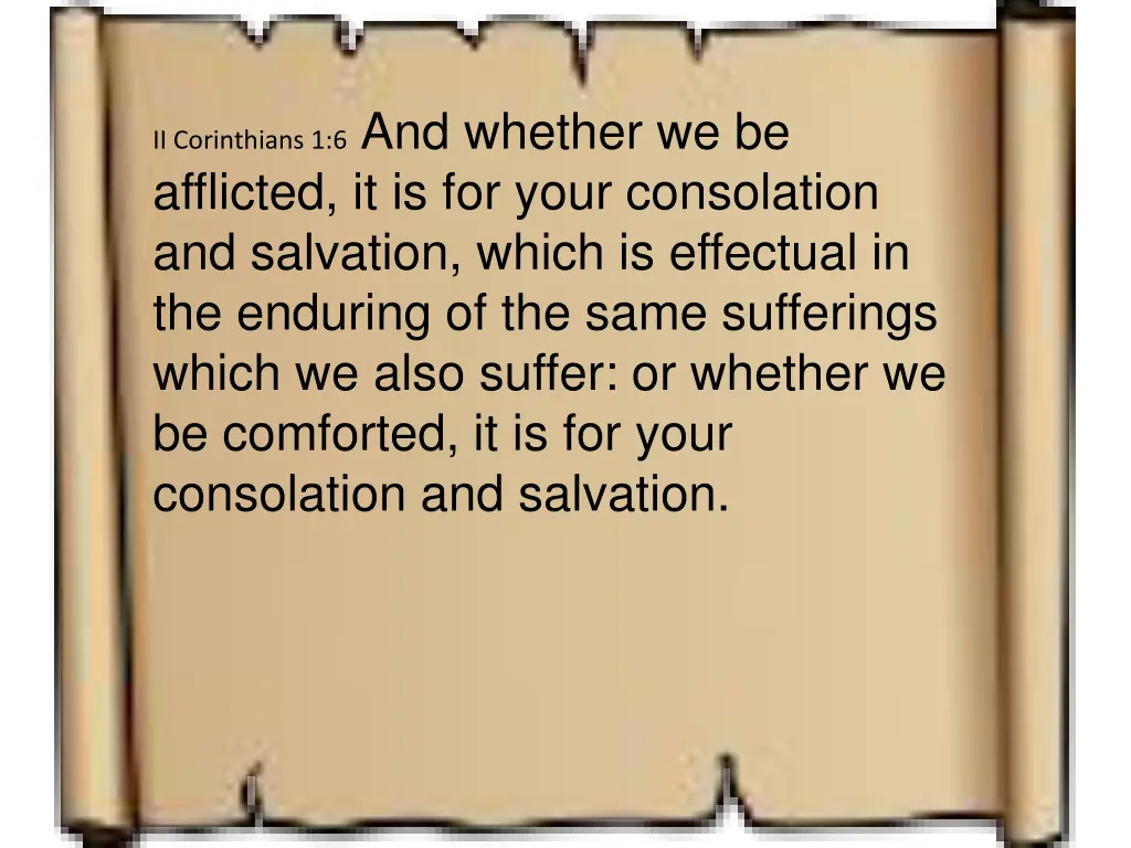 ii corinthians 1 6 and whether we be afflicted