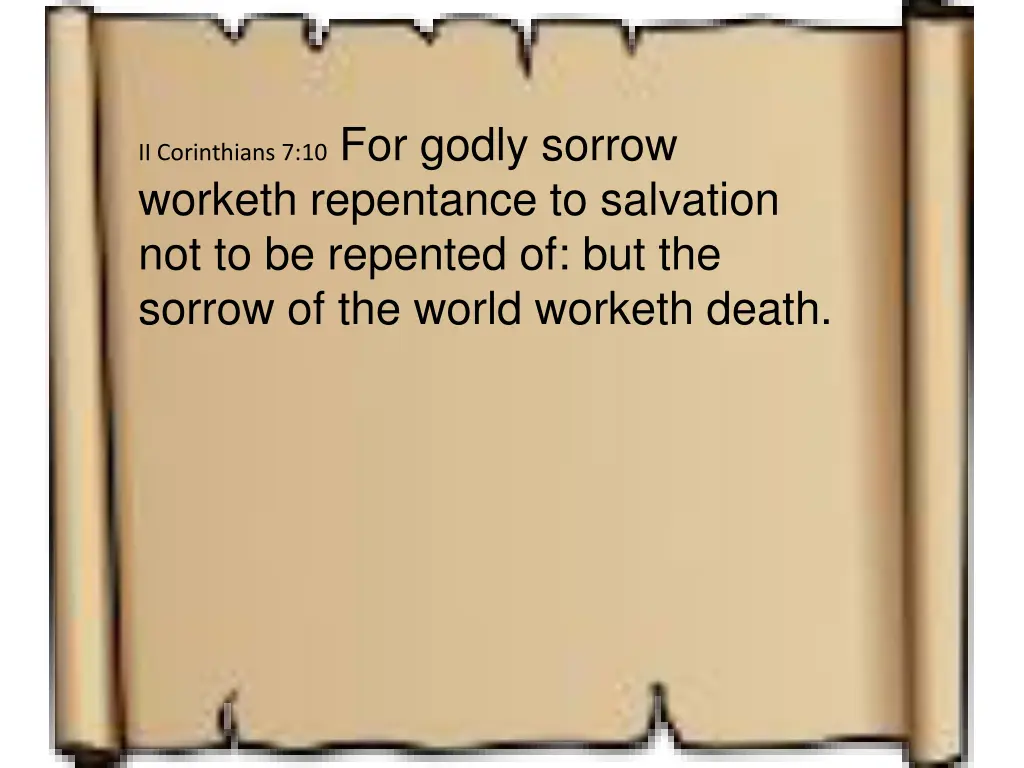 ii corinthians 7 10 for godly sorrow worketh