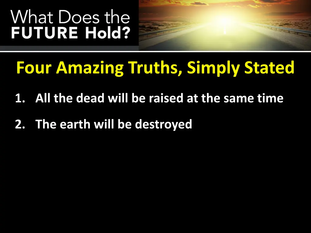 four amazing truths simply stated 1