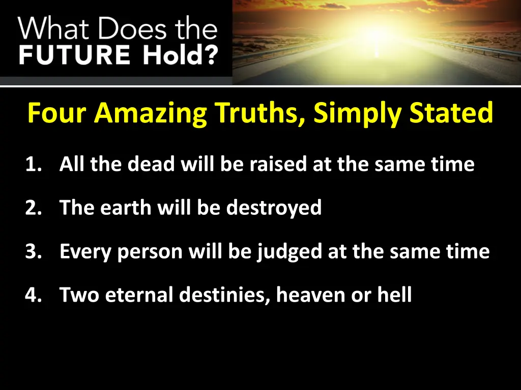 four amazing truths simply stated 5
