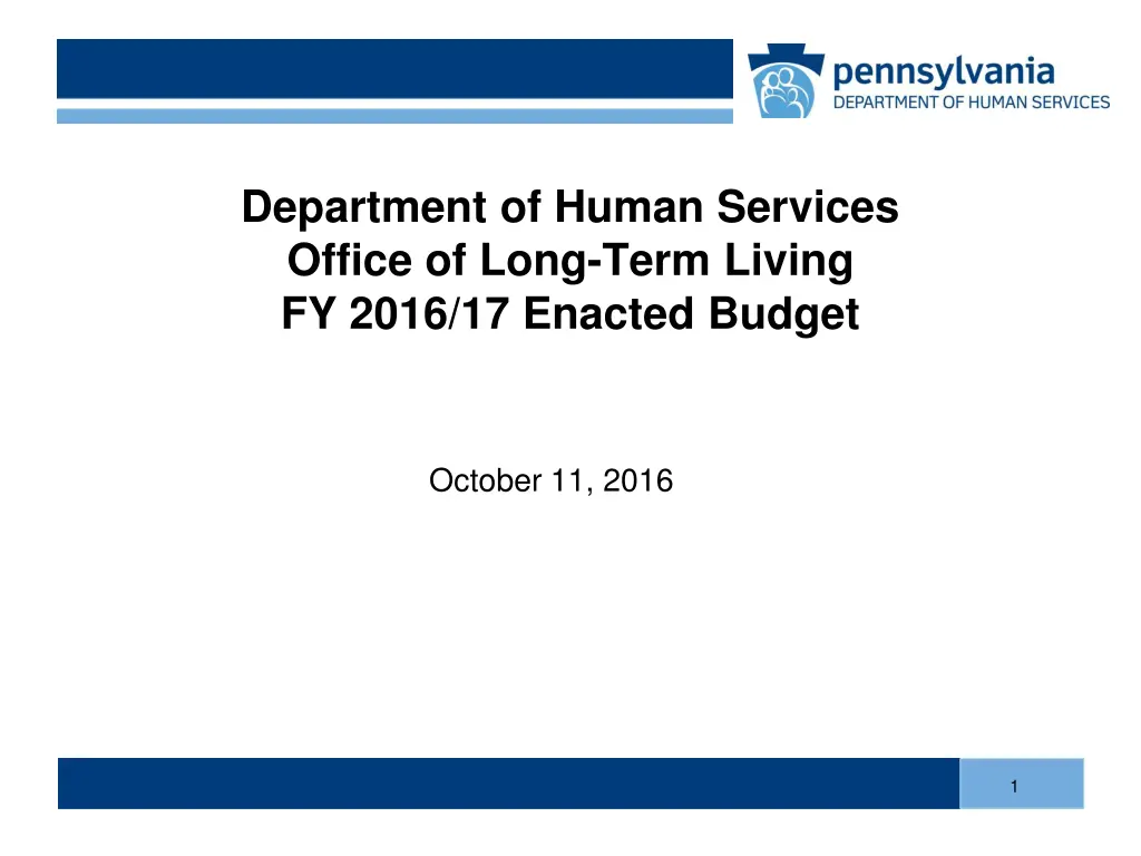 department of human services office of long term