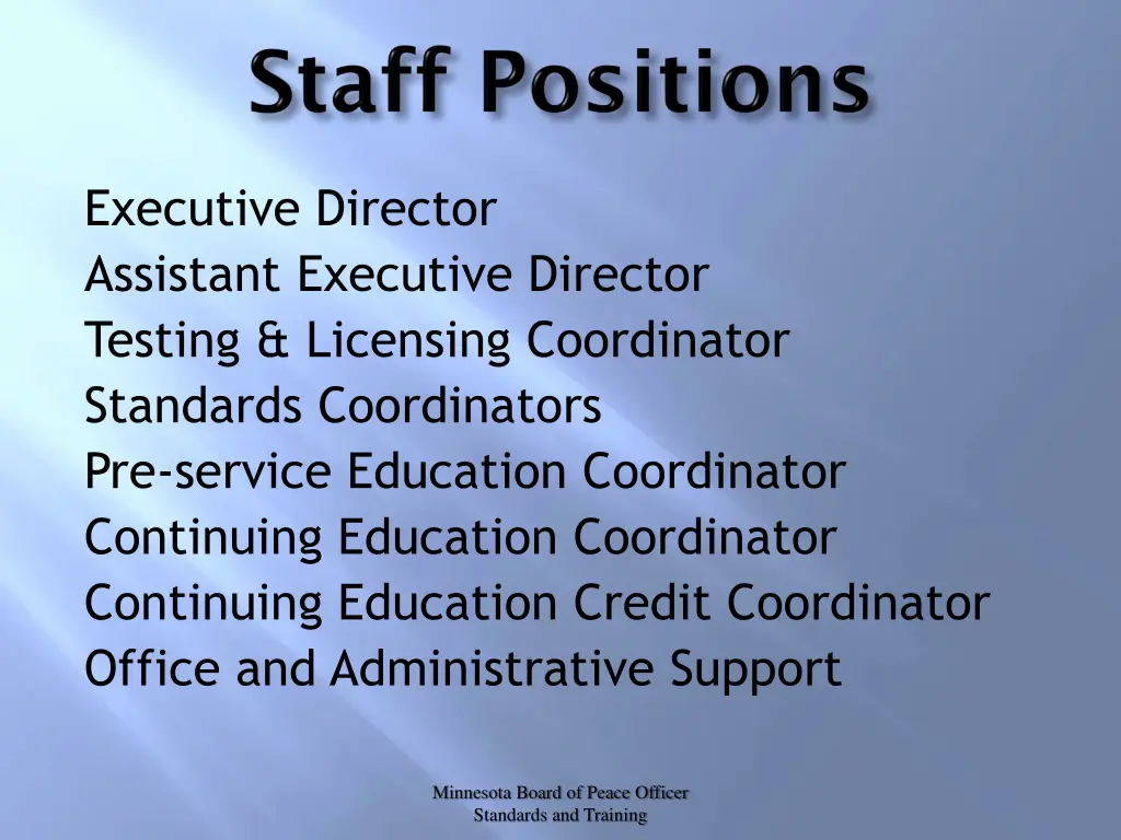 executive director assistant executive director