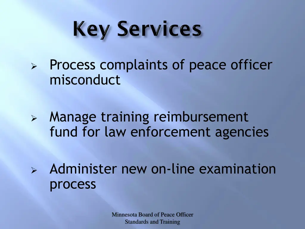 process complaints of peace officer misconduct