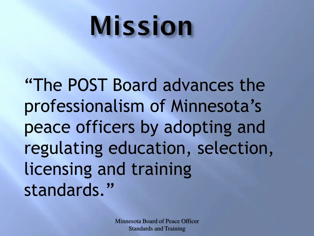 the post board advances the professionalism