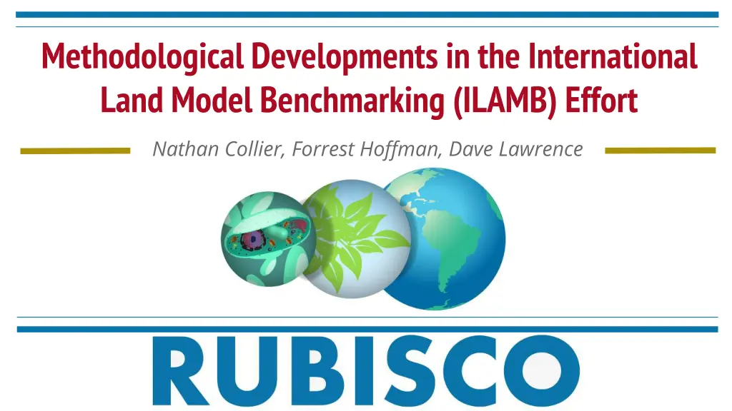 methodological developments in the international