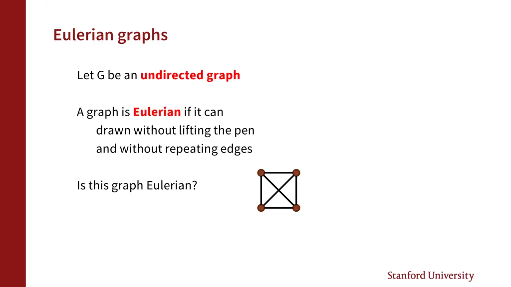 eulerian graphs