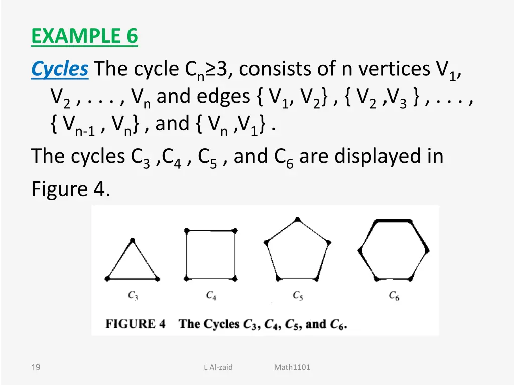 example 6 cycles the cycle c n 3 consists