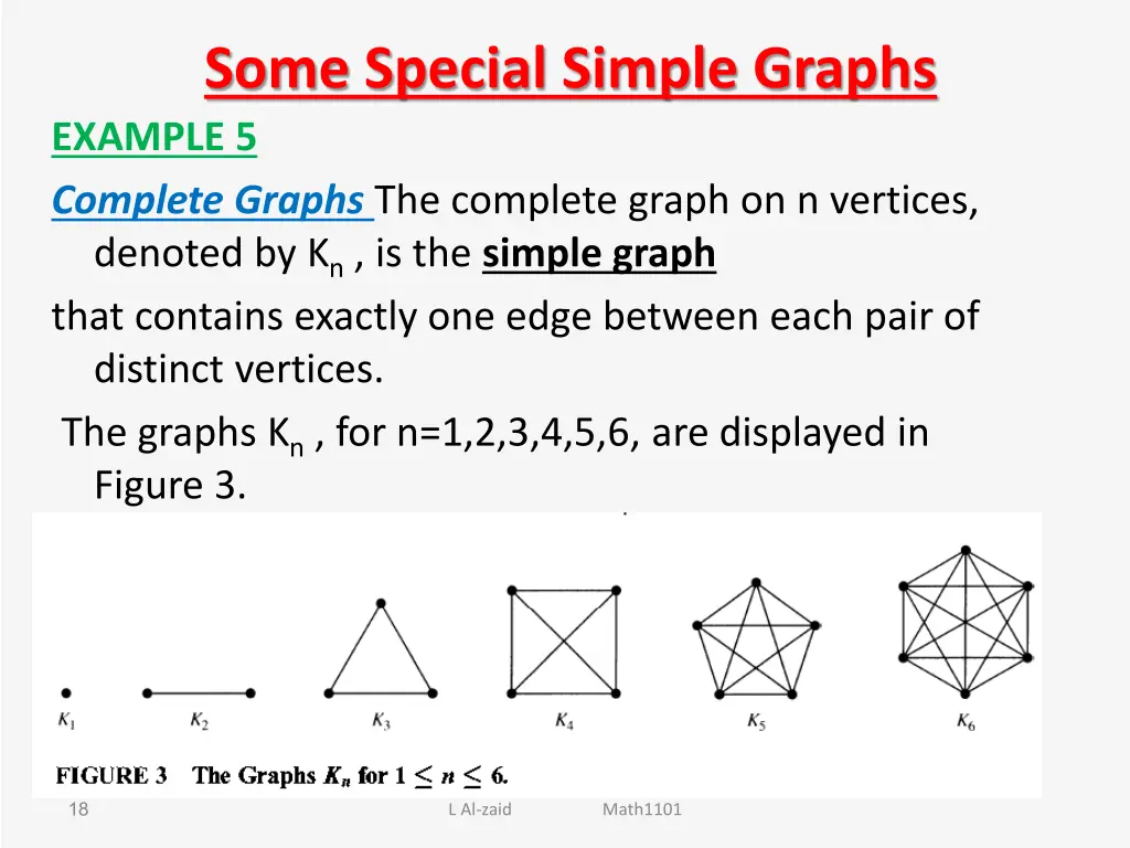some special simple graphs example 5 complete