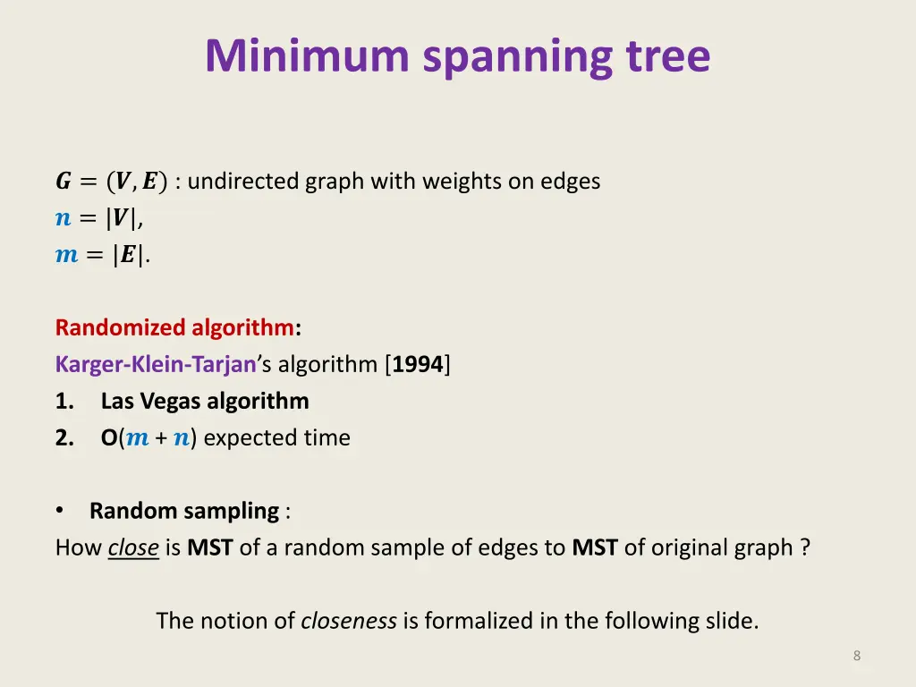 minimum spanning tree 6