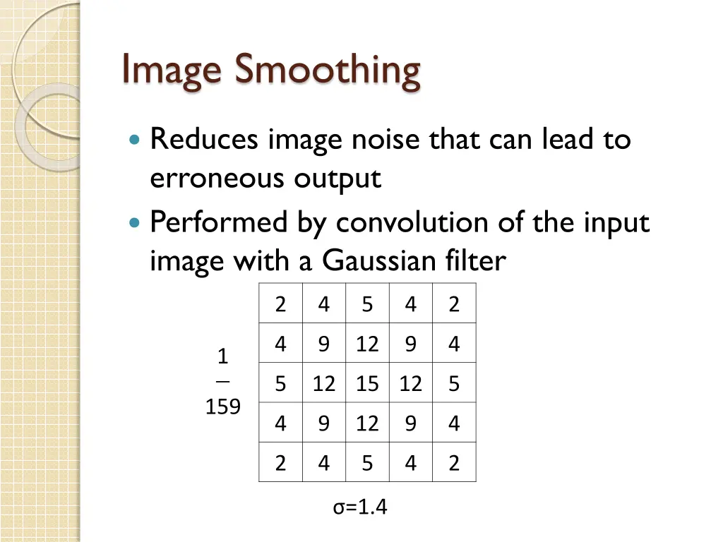 image smoothing