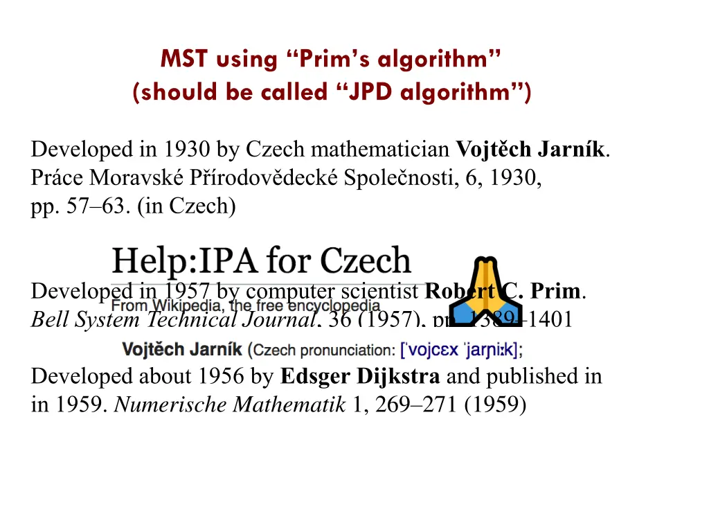mst using prim s algorithm should be called