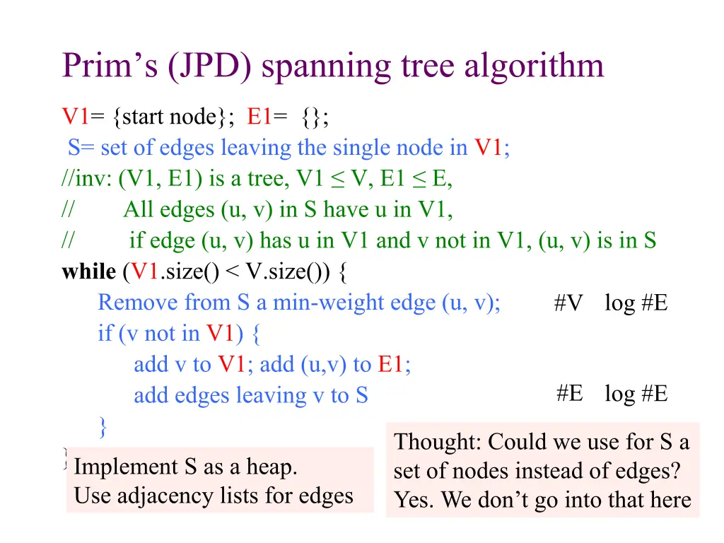 prim s jpd spanning tree algorithm 6