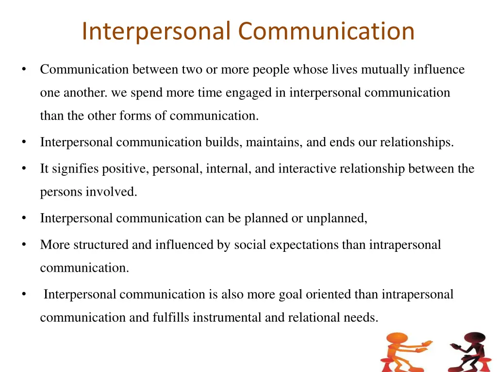 interpersonal communication