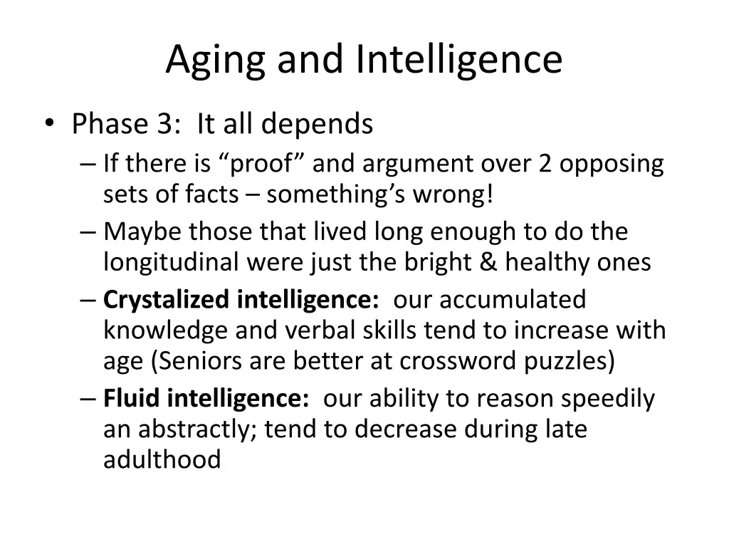 aging and intelligence 4