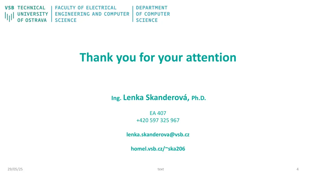 thank you for your attention