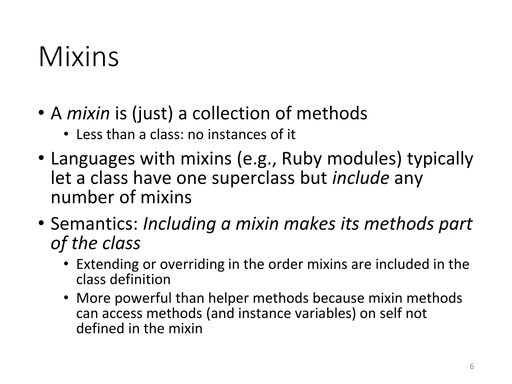 mixins