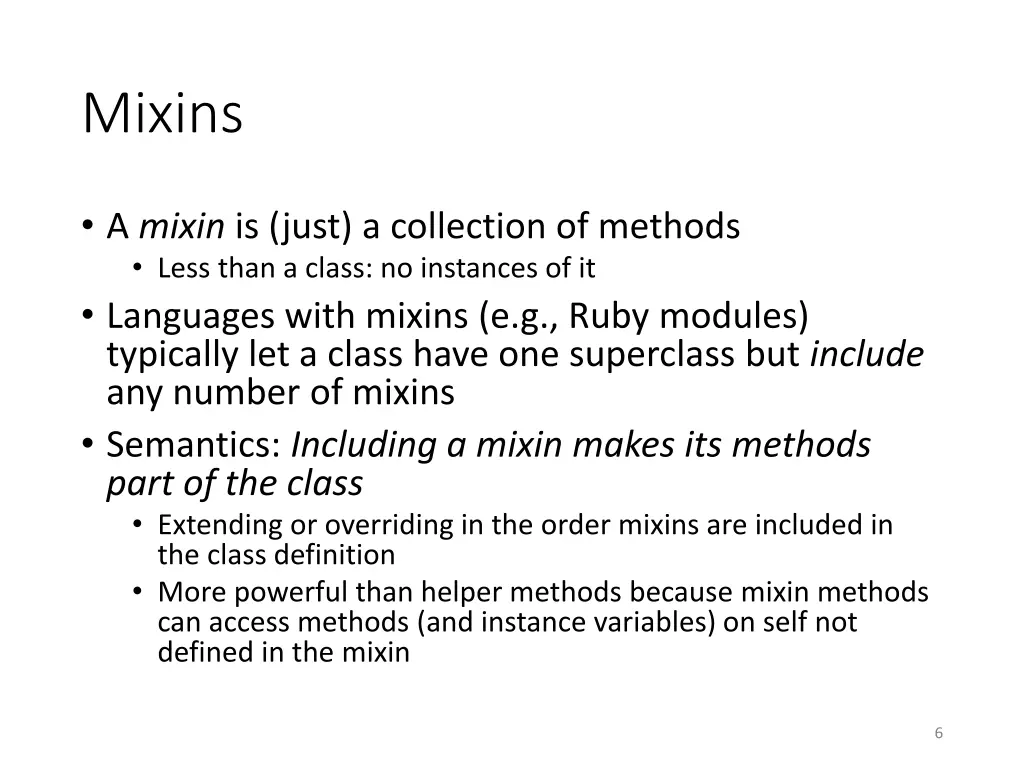 mixins