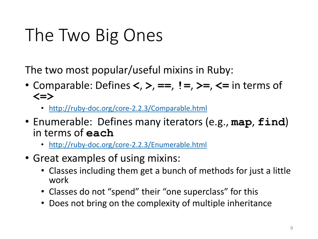 the two big ones