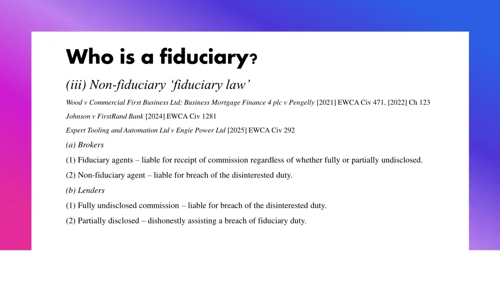 who is a fiduciary 1